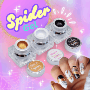 Spider gel gold, white y black - 8ml