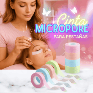 Cinta micropore para pestañas