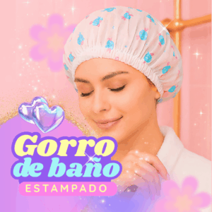 Gorro de baño estampado