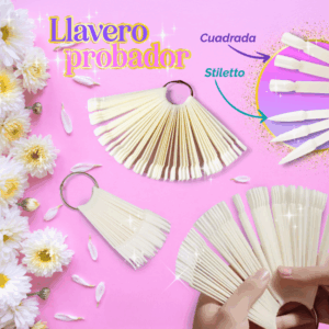 Llavero de Uñas x50 ( Clasica, Stiletto)