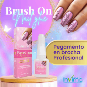Pegante para uñas en brocha