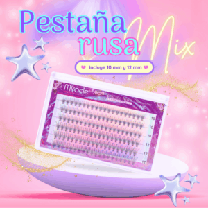 Pestaña Volumen Ruso Mix