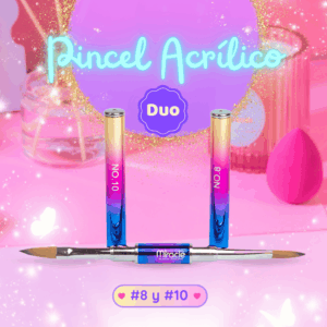 Pincel Acrilico Duo #8 #10