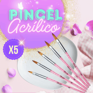 Pincel Acrilico x5