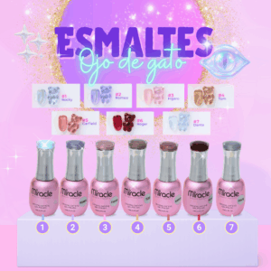Esmaltes ojo de gato x15 ml